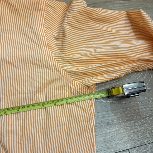 Ralph Lauren Men's Orange Striped Shirt - Picture 4 of 6